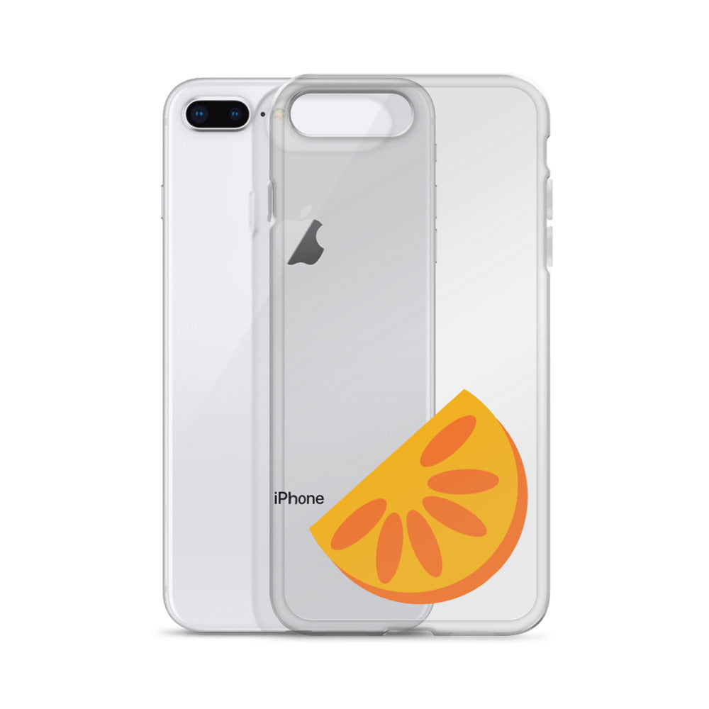 Clear Case for iPhone® Orange