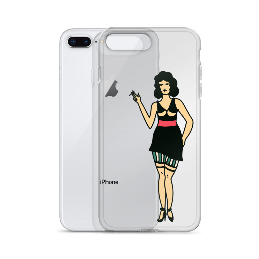 Clear Case for iPhone® Tattoo Woman 2