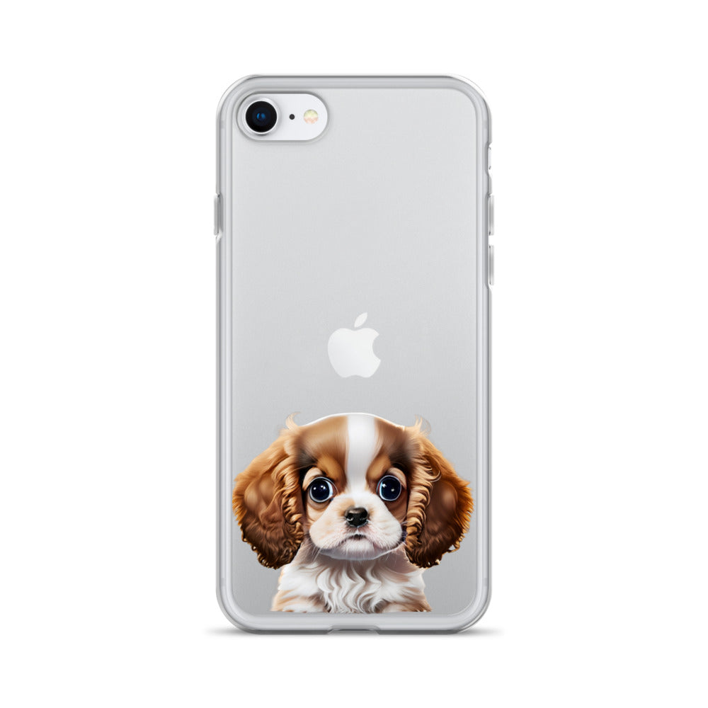 Clear Case for iPhone® Cavelier King Charles Spaniel Puppy