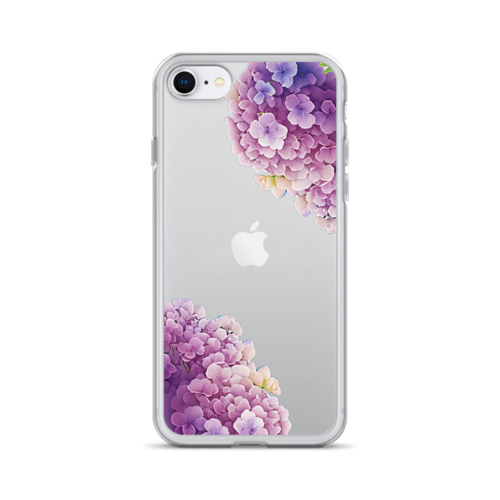 Clear Case for iPhone® : Hydrangea