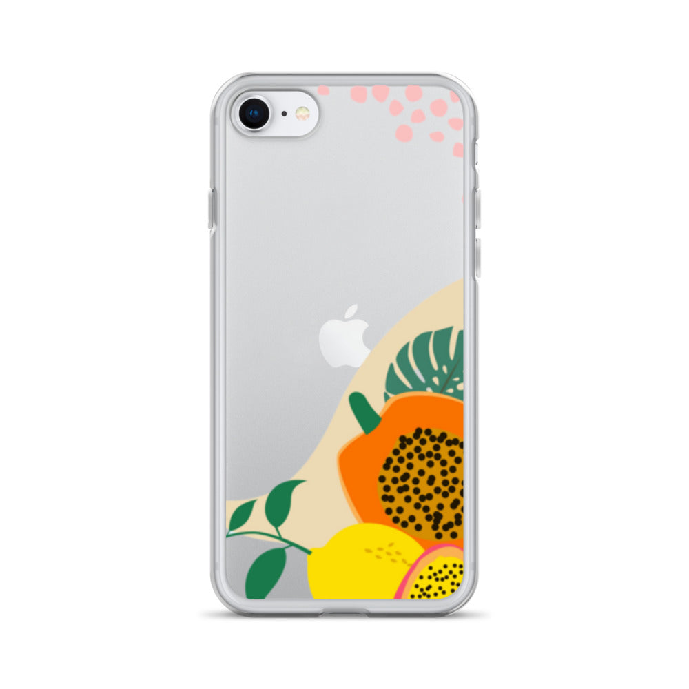 Clear Case for iPhone® Fruity