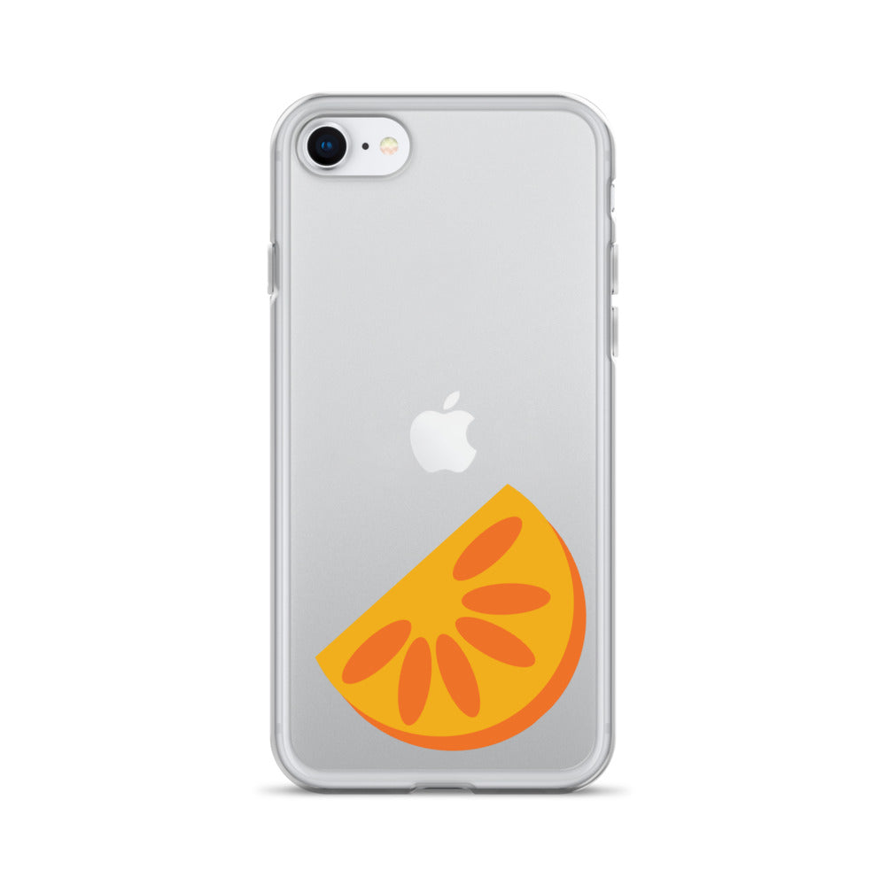 Clear Case for iPhone® Orange