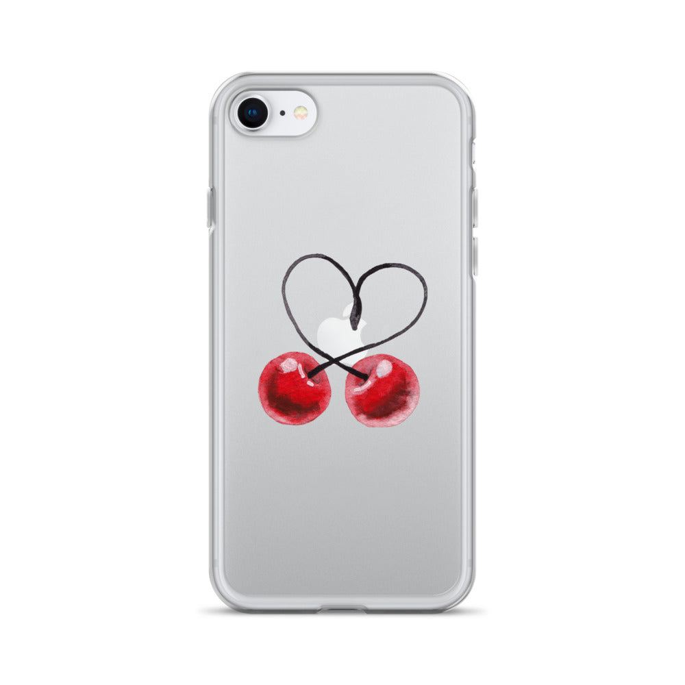 Clear Case for iPhone® Cherry Love