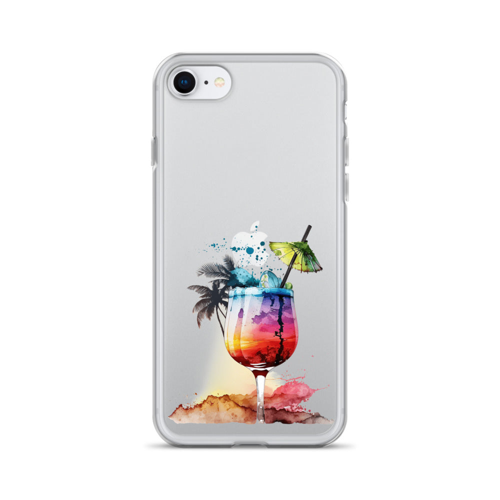 Clear Case for iPhone® Tropical Drink