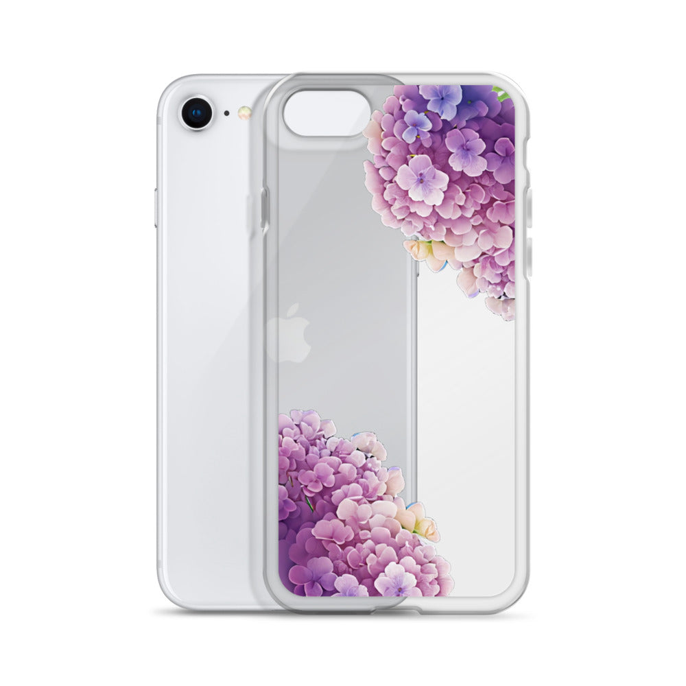 Clear Case for iPhone® : Hydrangea