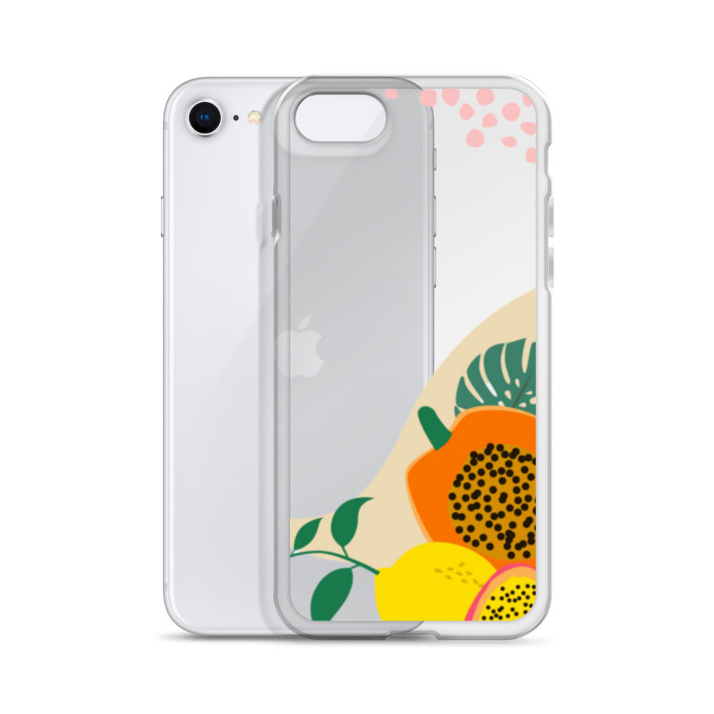 Clear Case for iPhone® Fruity