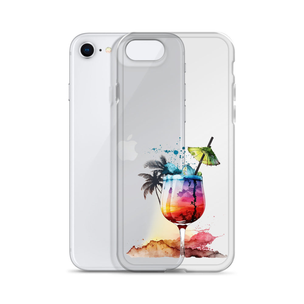 Clear Case for iPhone® Tropical Drink