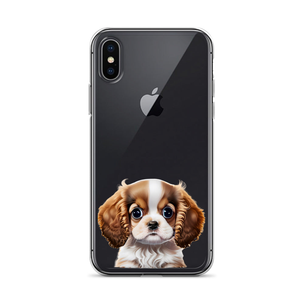 Clear Case for iPhone® Cavelier King Charles Spaniel Puppy