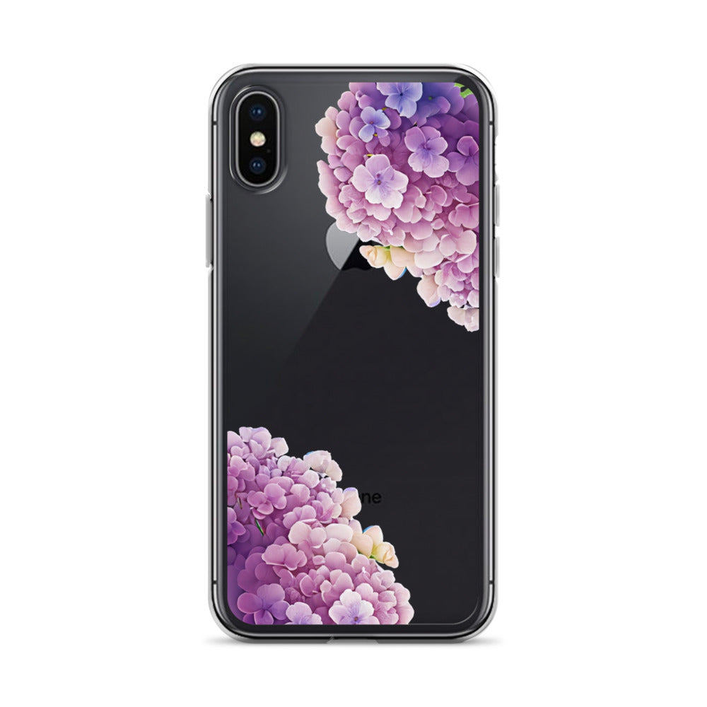 Clear Case for iPhone® : Hydrangea