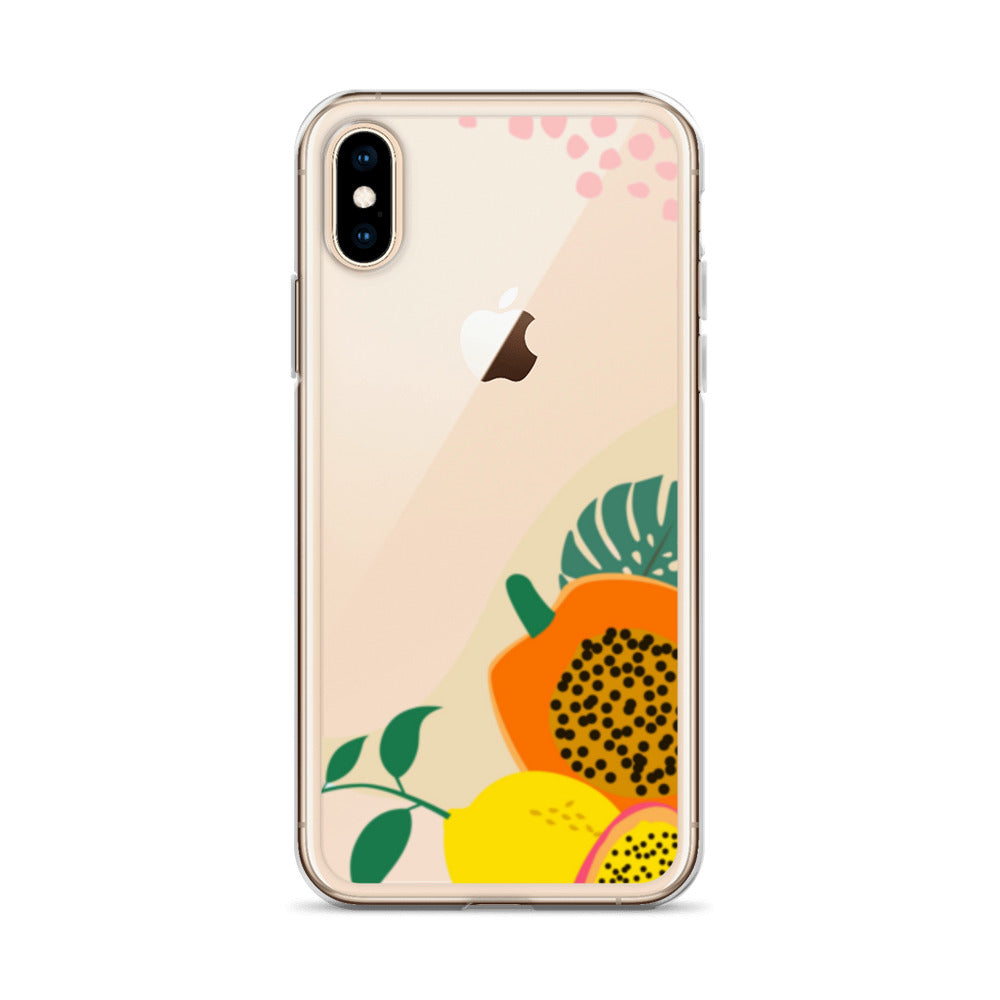 Clear Case for iPhone® Fruity