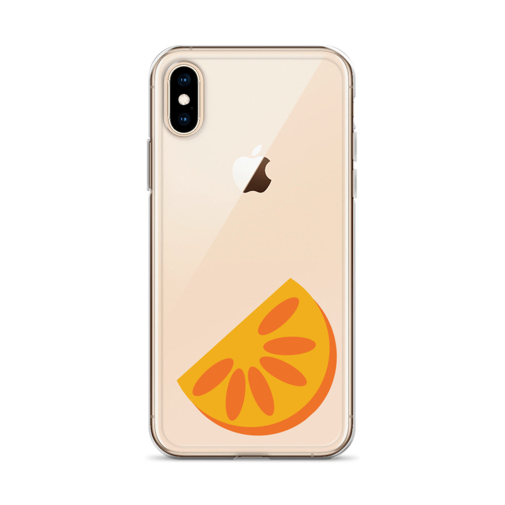 Clear Case for iPhone® Orange