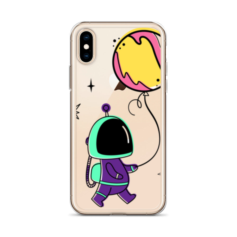 Clear Case for iPhone® Astronaut