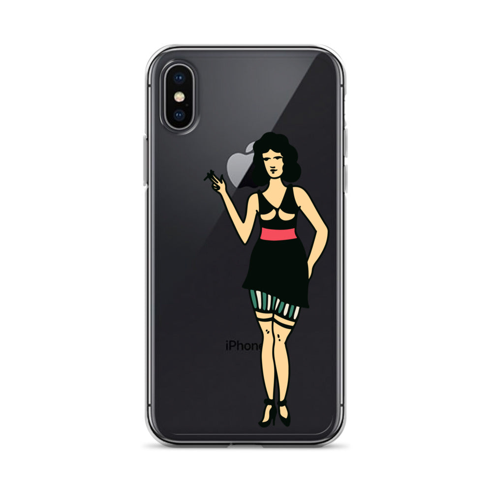 Clear Case for iPhone® Tattoo Woman 2