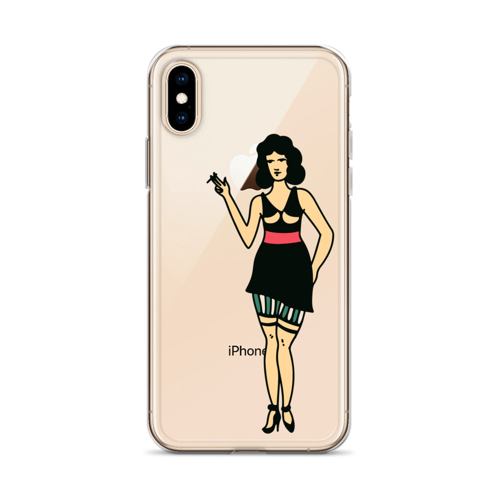 Clear Case for iPhone® Tattoo Woman 2