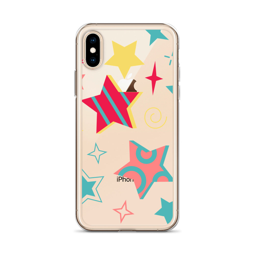 Clear Case for iPhone® 90's Stars