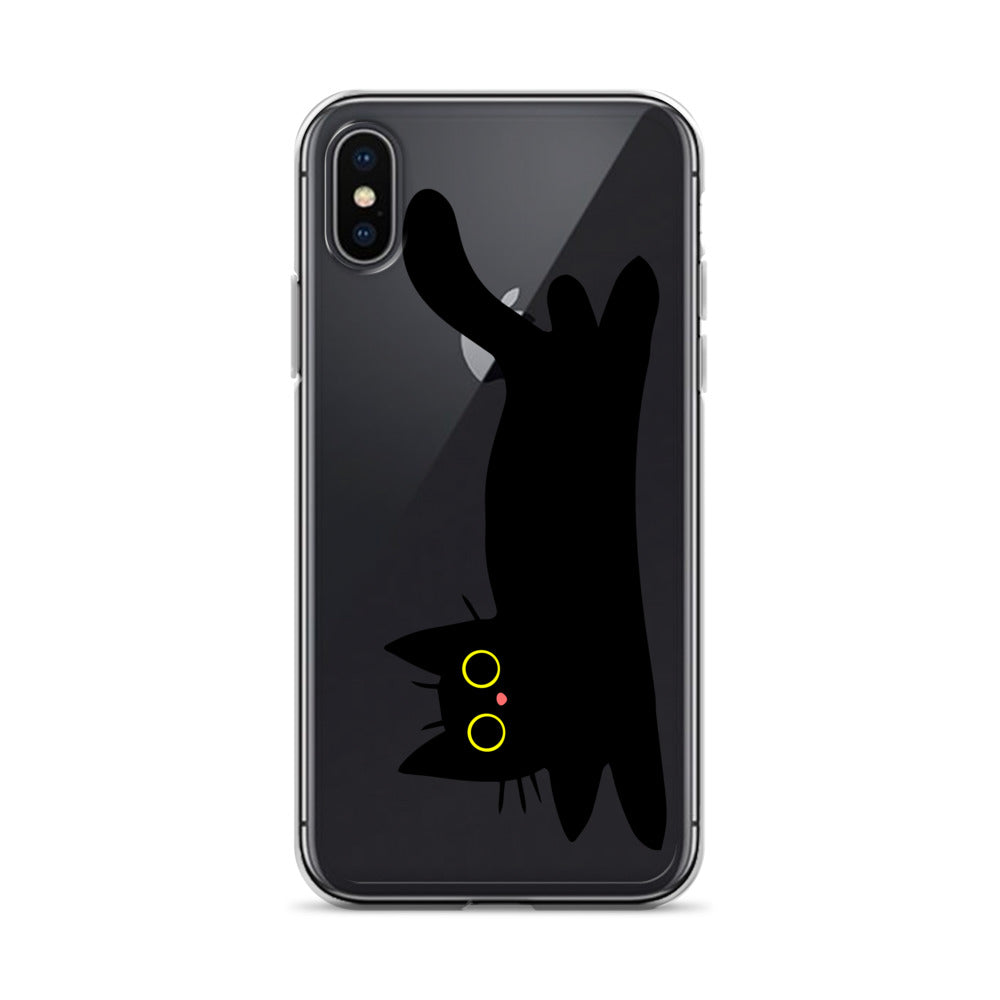 Clear Case for iPhone® Black Cat