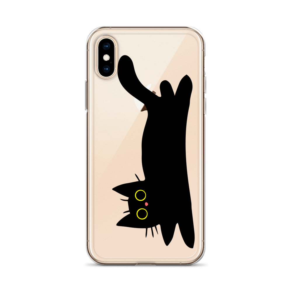 Clear Case for iPhone® Black Cat