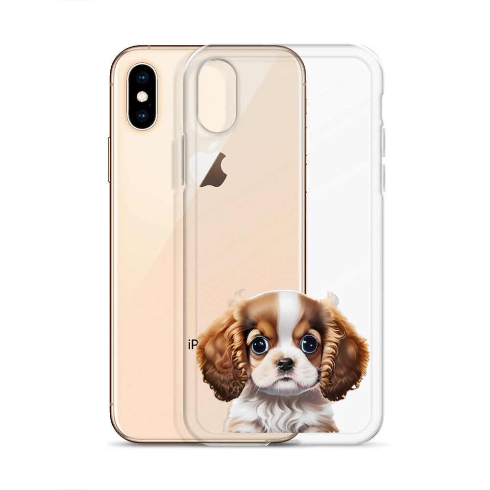 Clear Case for iPhone® Cavelier King Charles Spaniel Puppy