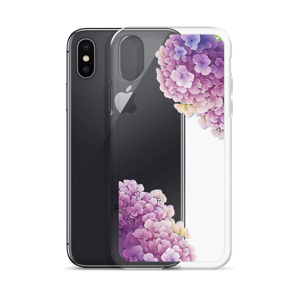 Clear Case for iPhone® : Hydrangea