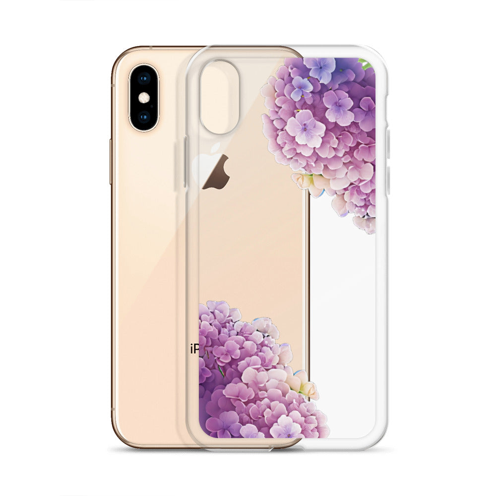 Clear Case for iPhone® : Hydrangea