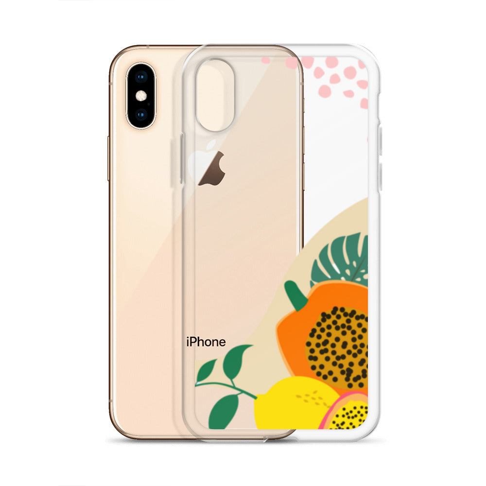 Clear Case for iPhone® Fruity