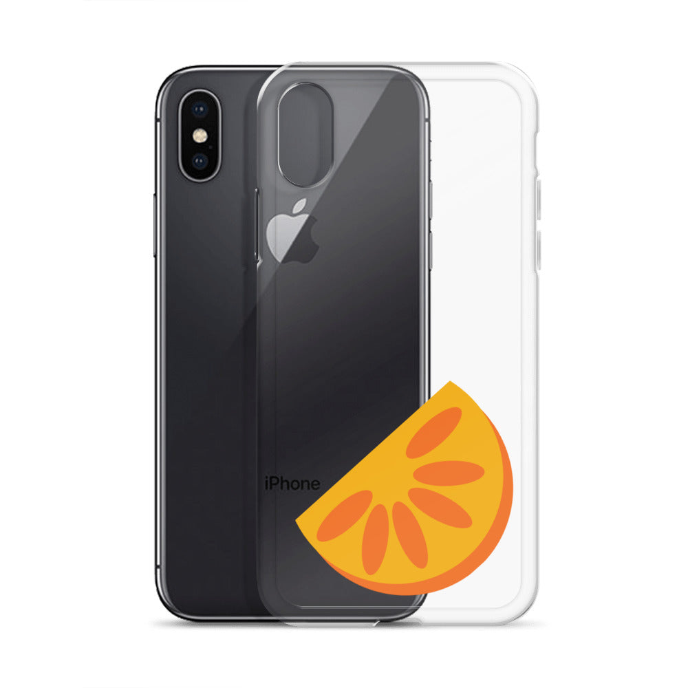 Clear Case for iPhone® Orange