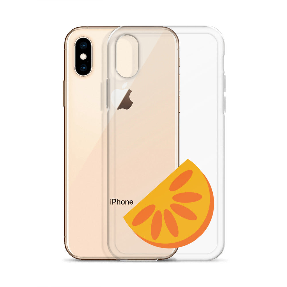 Clear Case for iPhone® Orange