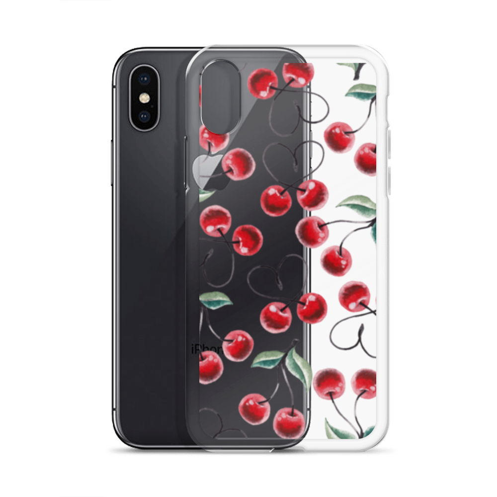 Clear Case for iPhone® Cherry Lots of Love