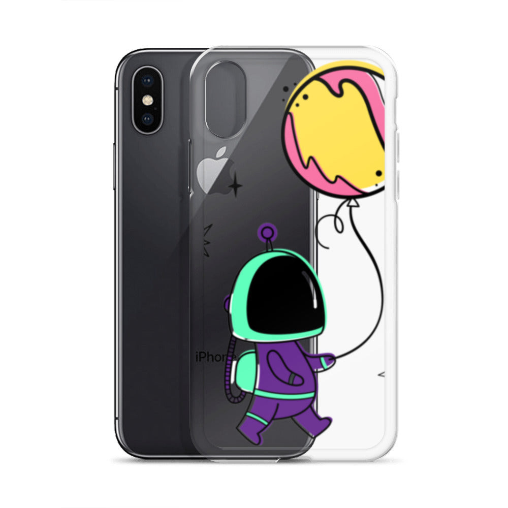 Clear Case for iPhone® Astronaut