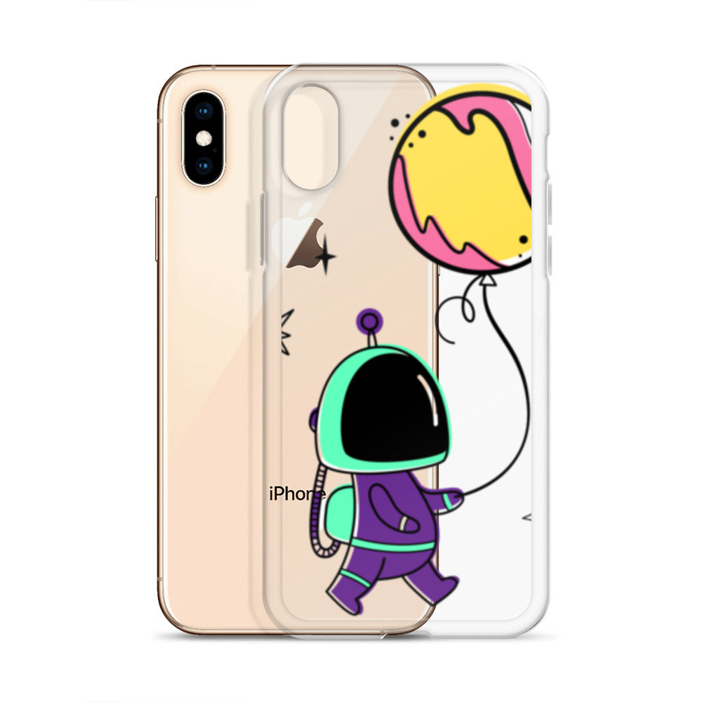 Clear Case for iPhone® Astronaut