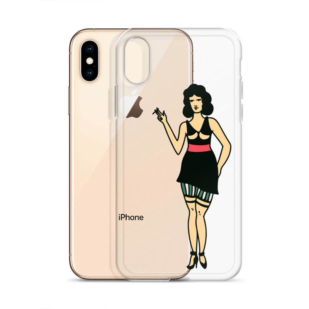 Clear Case for iPhone® Tattoo Woman 2