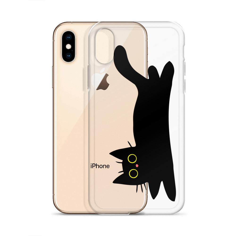 Clear Case for iPhone® Black Cat