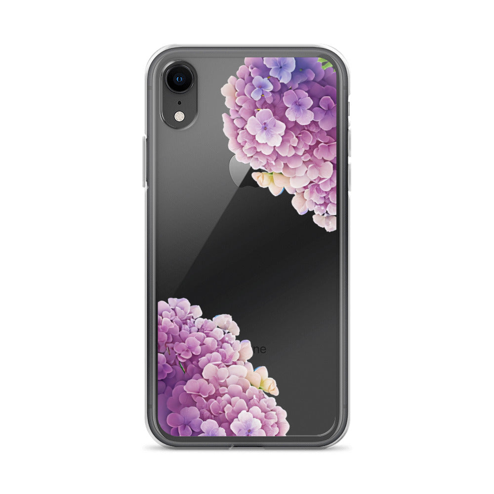 Clear Case for iPhone® : Hydrangea