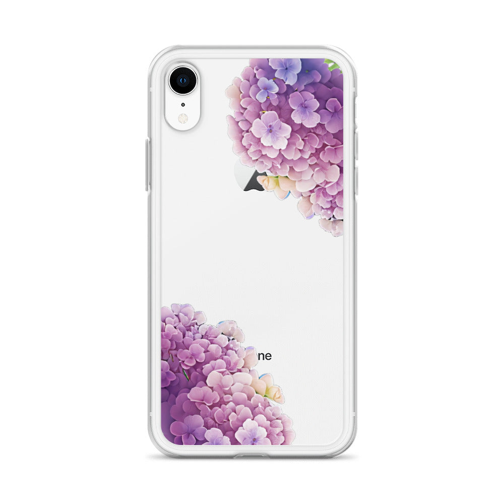 Clear Case for iPhone® : Hydrangea