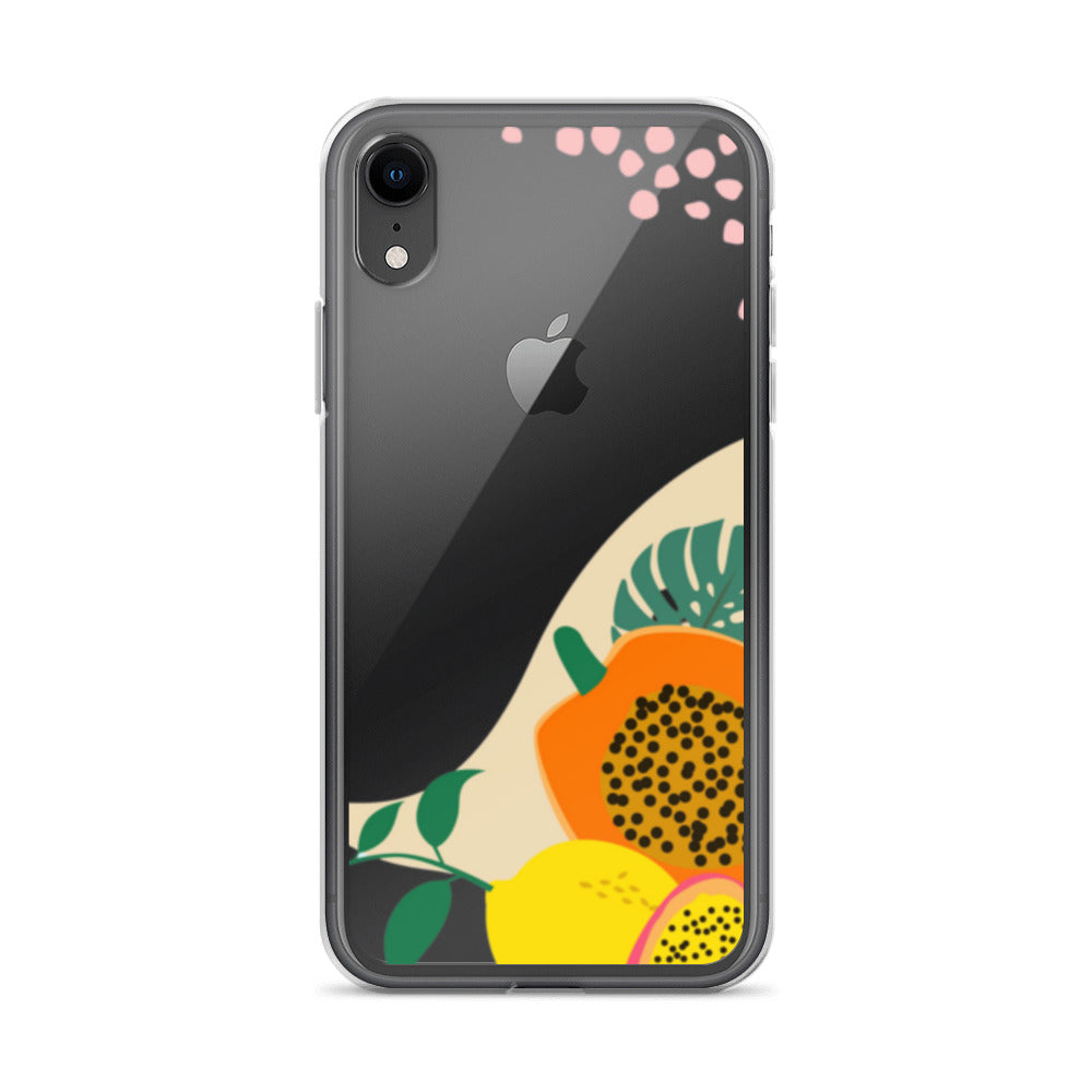 Clear Case for iPhone® Fruity