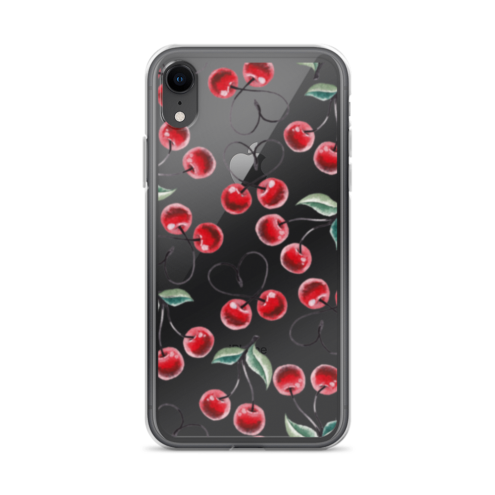 Clear Case for iPhone® Cherry Lots of Love