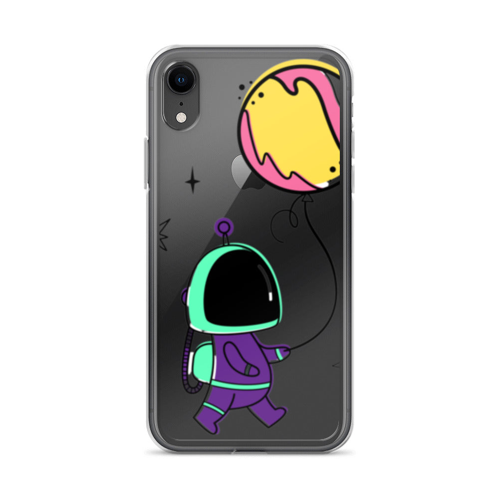 Clear Case for iPhone® Astronaut