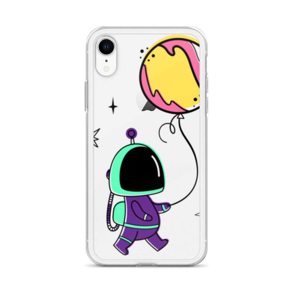 Clear Case for iPhone® Astronaut