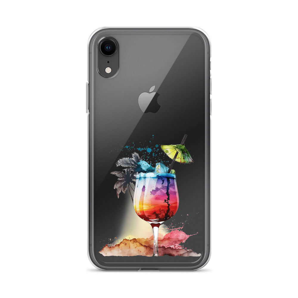 Clear Case for iPhone® Tropical Drink