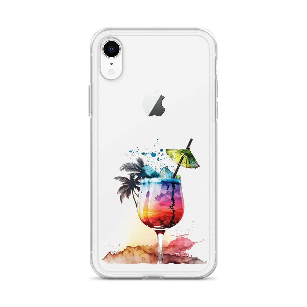 Clear Case for iPhone® Tropical Drink