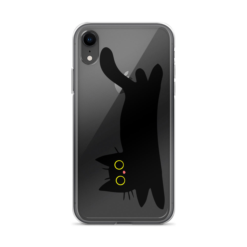 Clear Case for iPhone® Black Cat