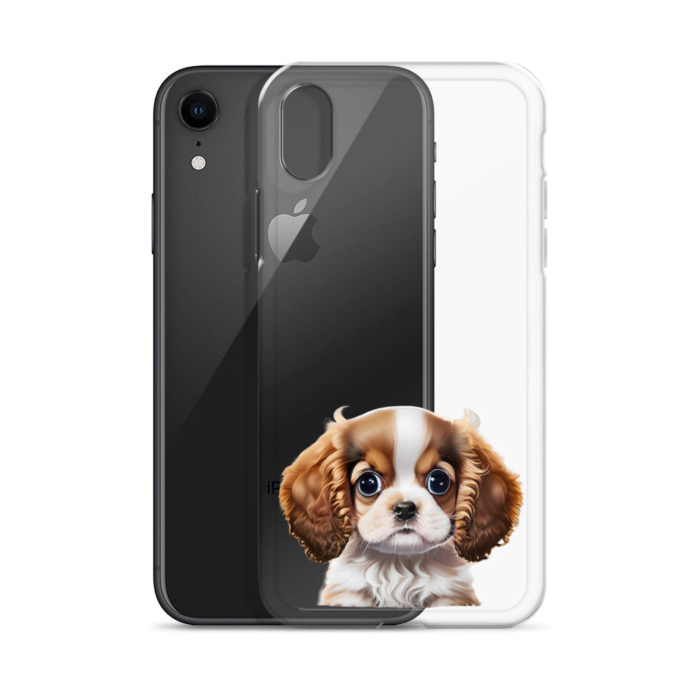 Clear Case for iPhone® Cavelier King Charles Spaniel Puppy