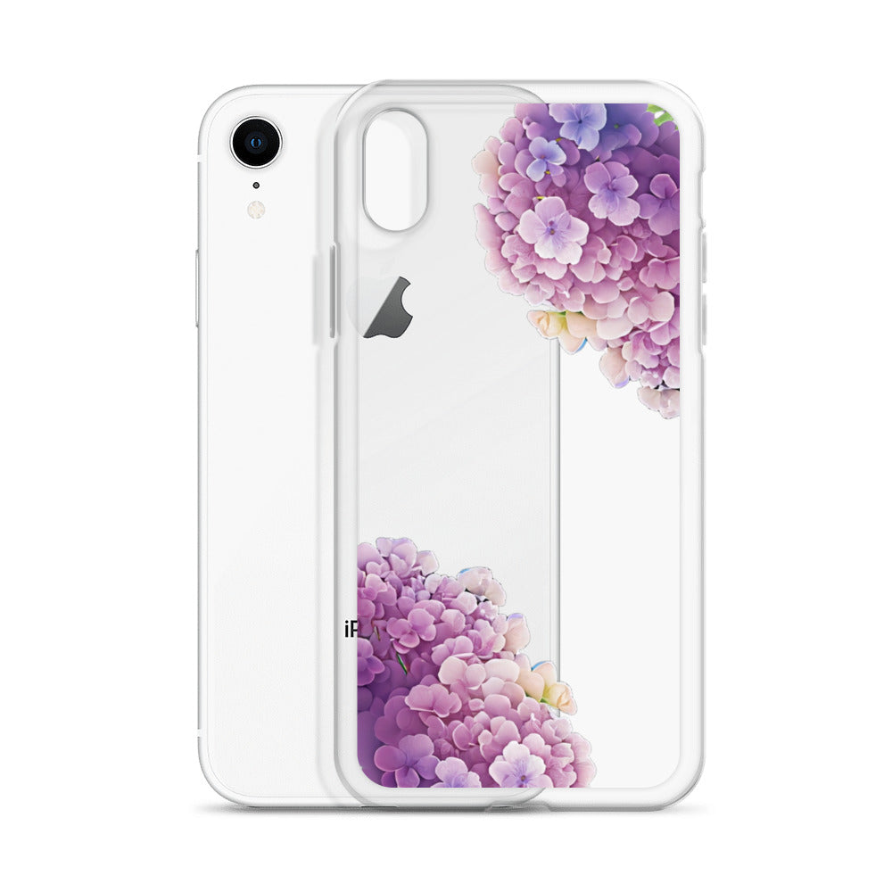 Clear Case for iPhone® : Hydrangea