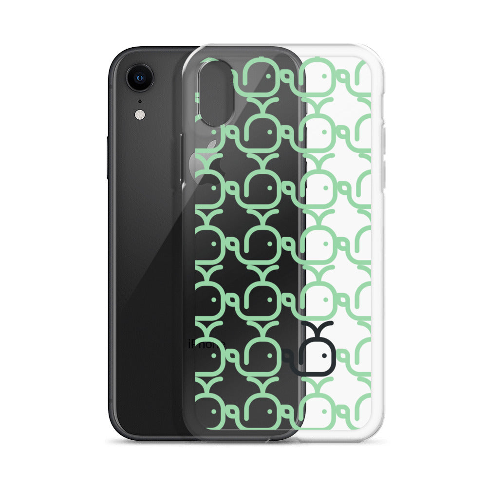 Clear Case for iPhone® Whales Green