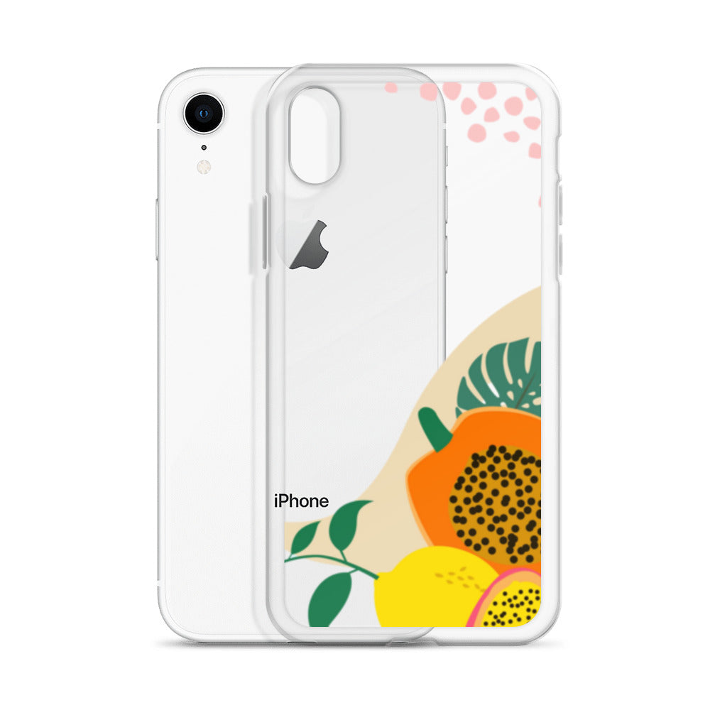 Clear Case for iPhone® Fruity