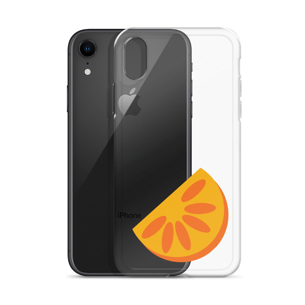 Clear Case for iPhone® Orange