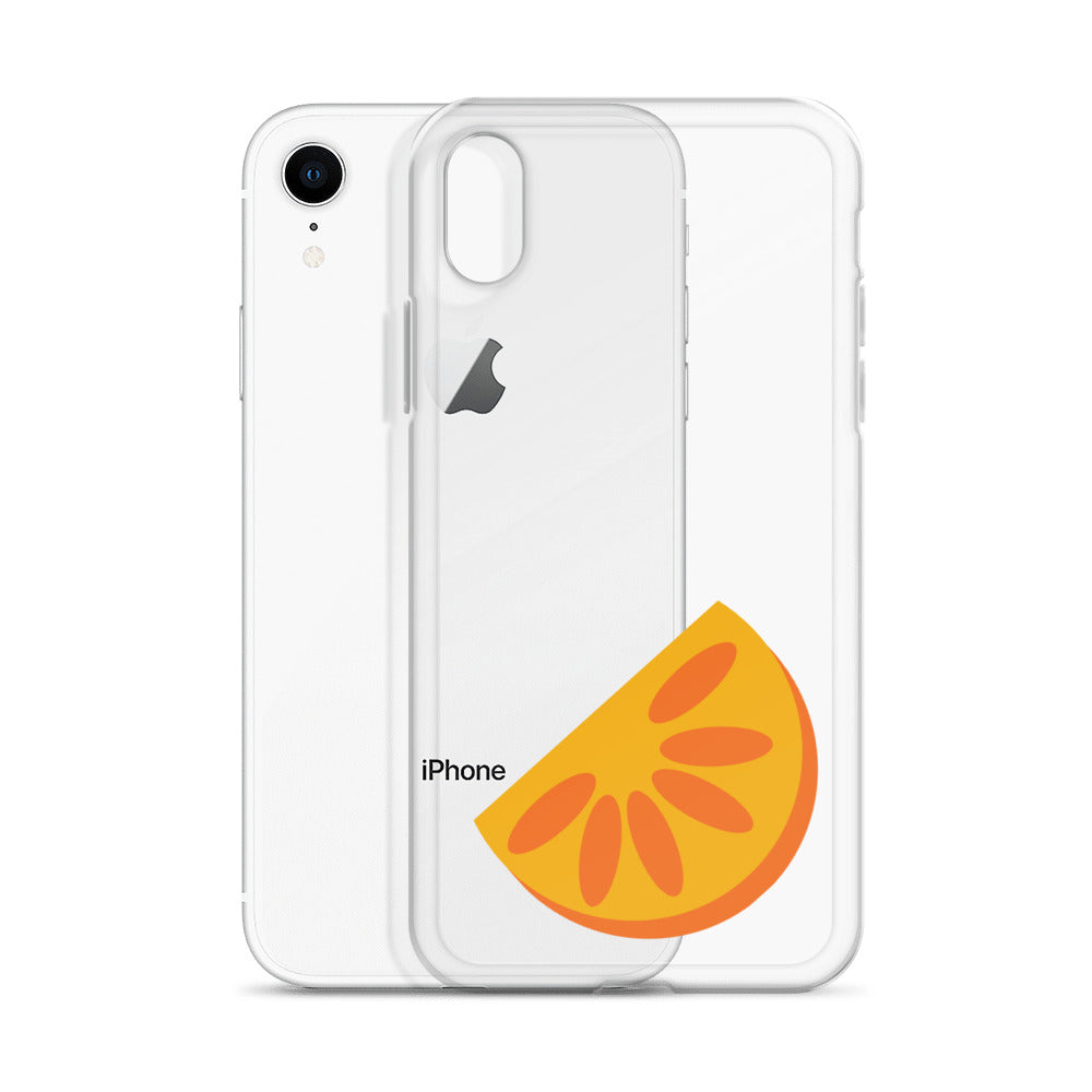 Clear Case for iPhone® Orange