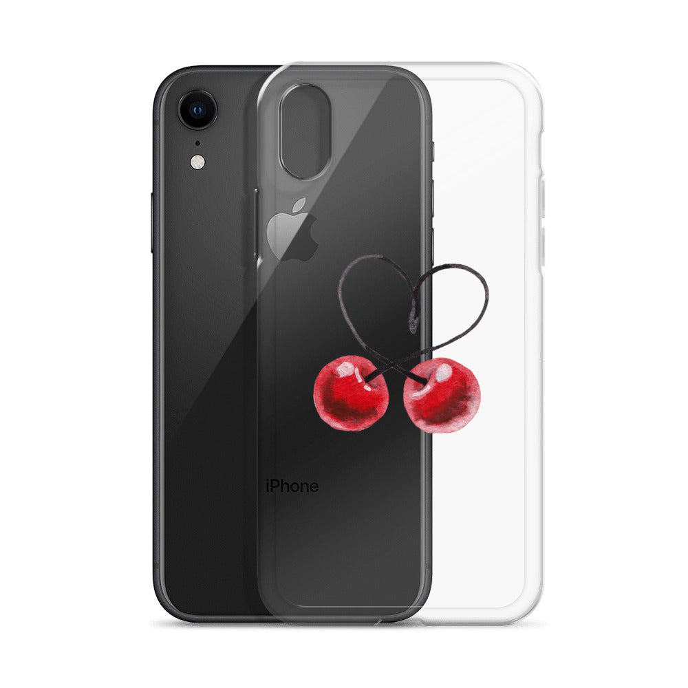 Clear Case for iPhone® Cherry Love