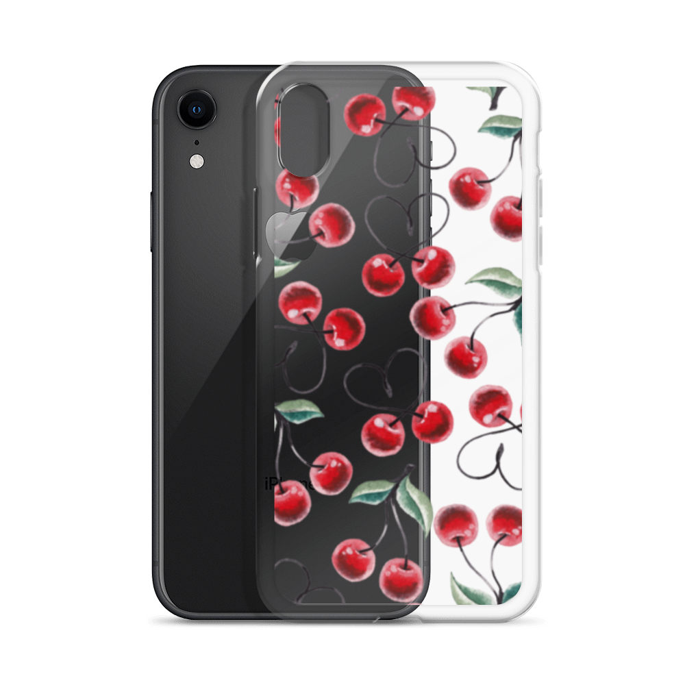 Clear Case for iPhone® Cherry Lots of Love