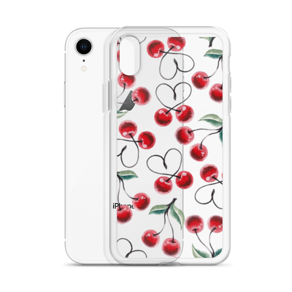 Clear Case for iPhone® Cherry Lots of Love